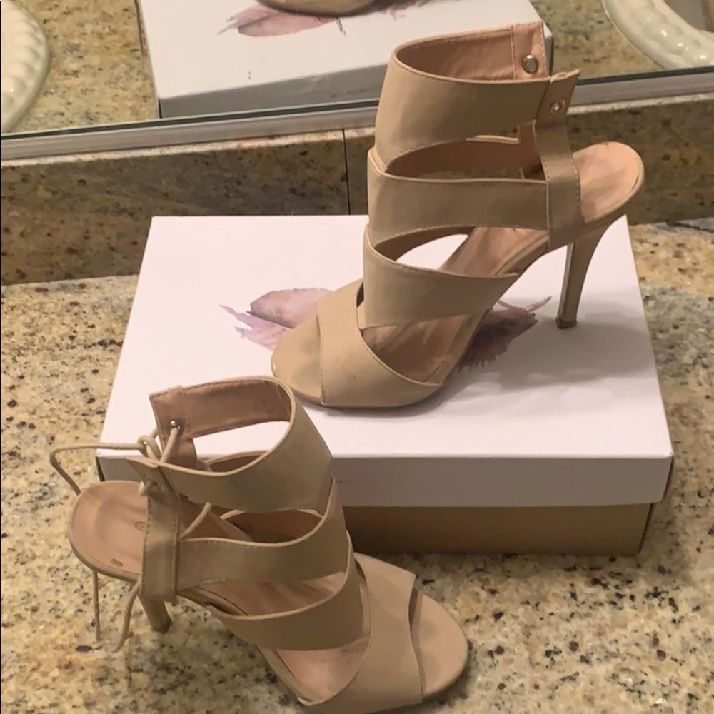 Used beige heel (Glaze)